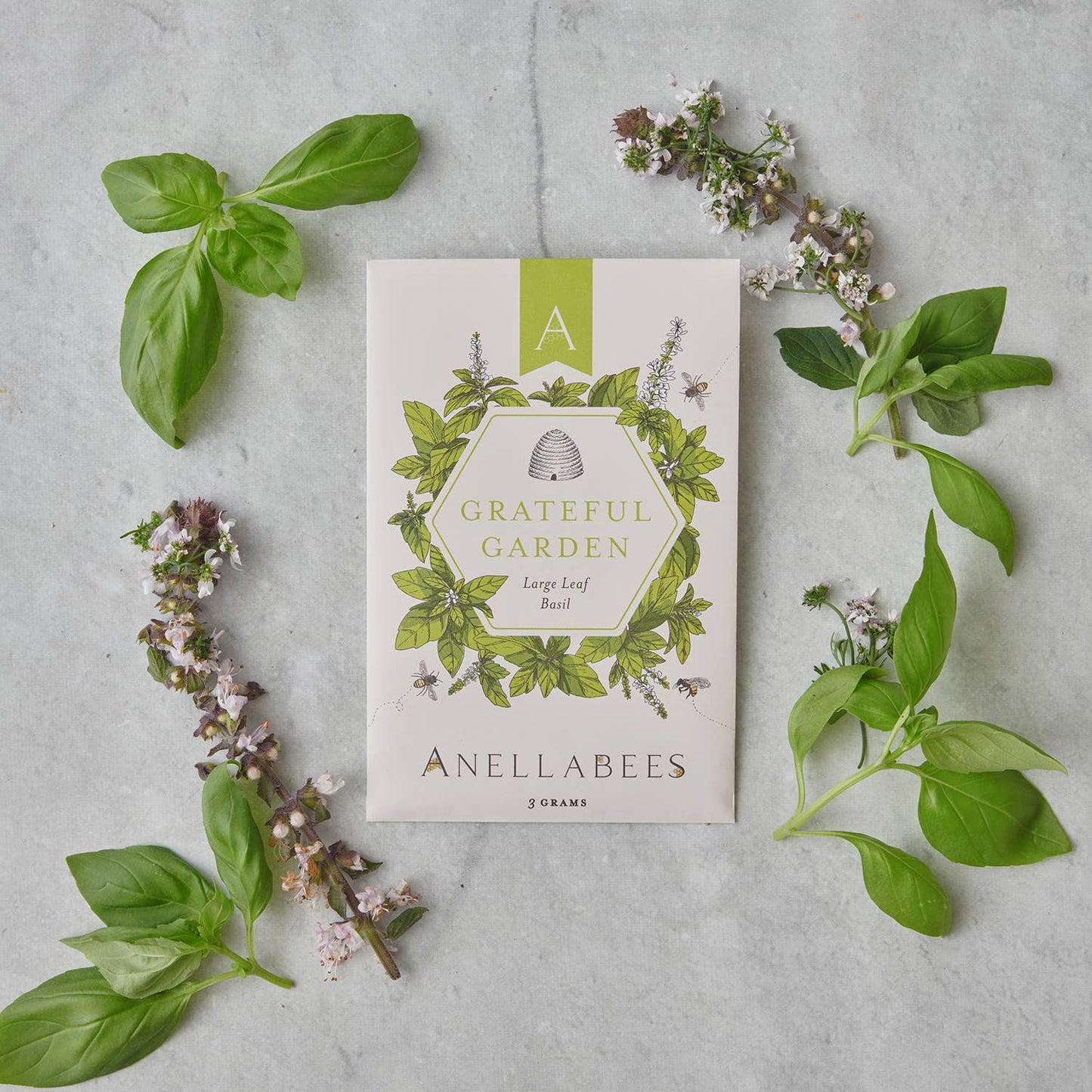 Large Leaf Basil Garden Seeds (Grateful Garden)