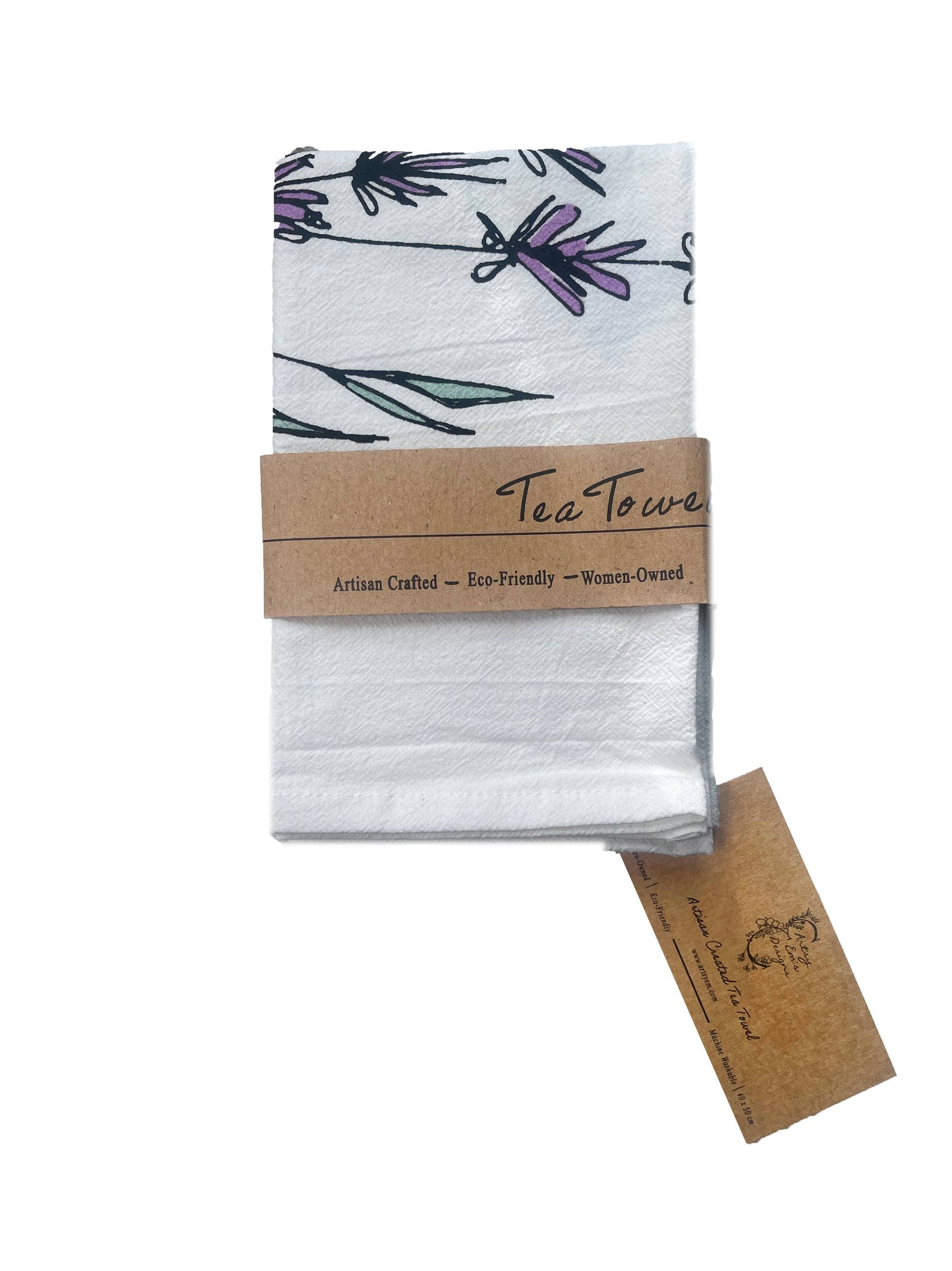 Lavender Bliss Eco-Friendly Kitchen Towel