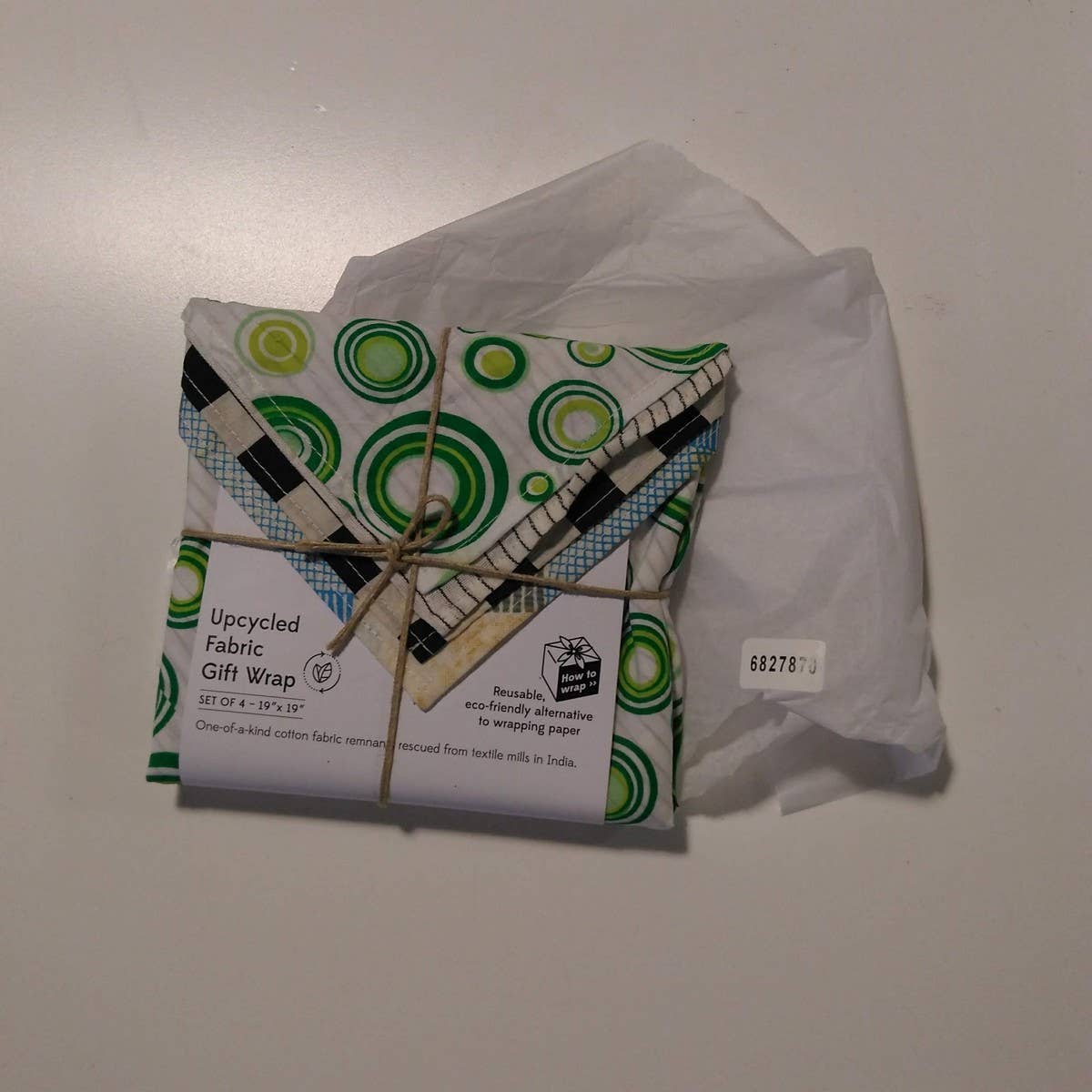 Upcycled Mixed Floral Gift Wrap Set