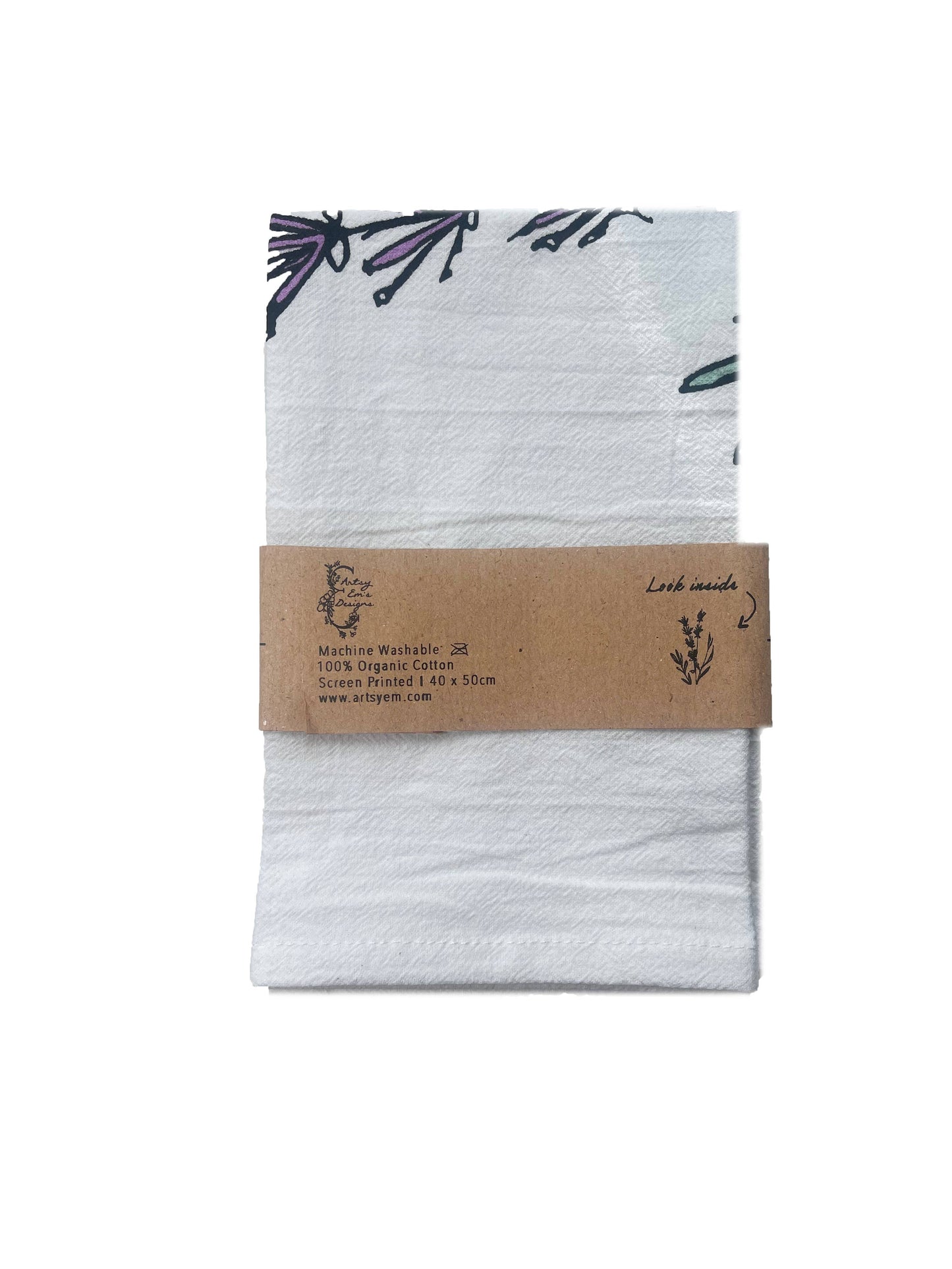 Lavender Bliss Eco-Friendly Kitchen Towel