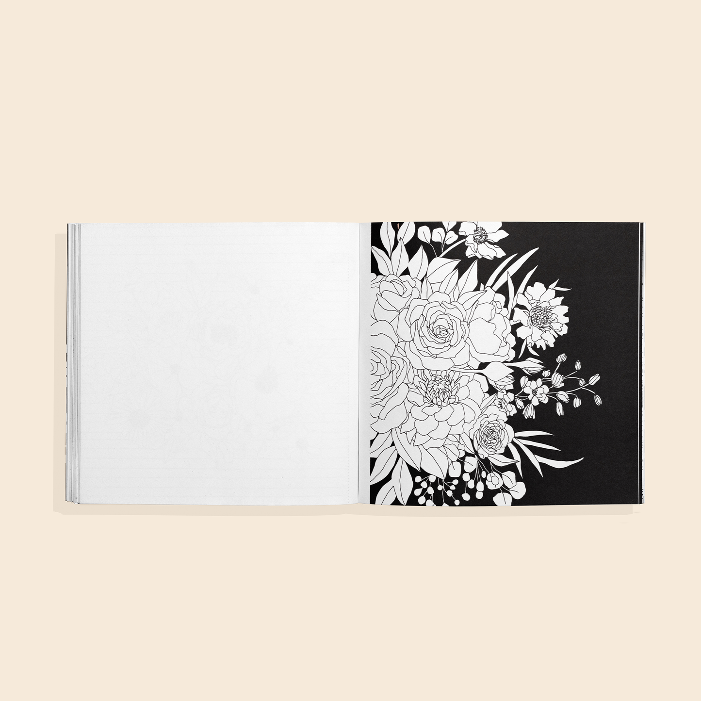 Bloom: A Travel Size Floral Coloring Book