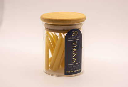 Intentional Beeswax Candle Set (20 Minute Mindfulness)