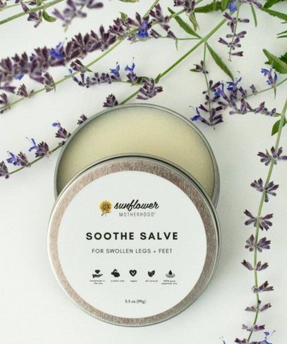 Soothe Salve for Swollen Legs + Feet For Pregnant Moms