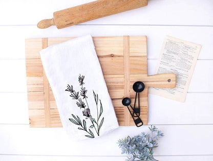 Lavender Bliss Eco-Friendly Kitchen Towel