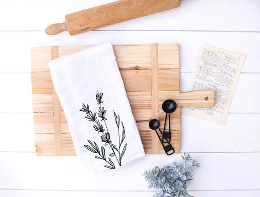 Lavender Bliss Eco-Friendly Kitchen Towel