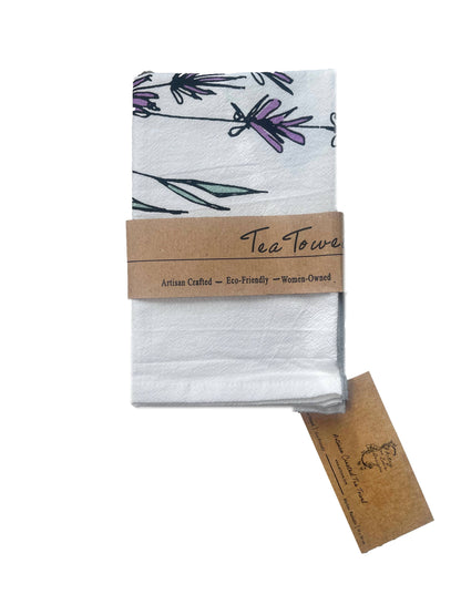 Lavender Bliss Eco-Friendly Kitchen Towel