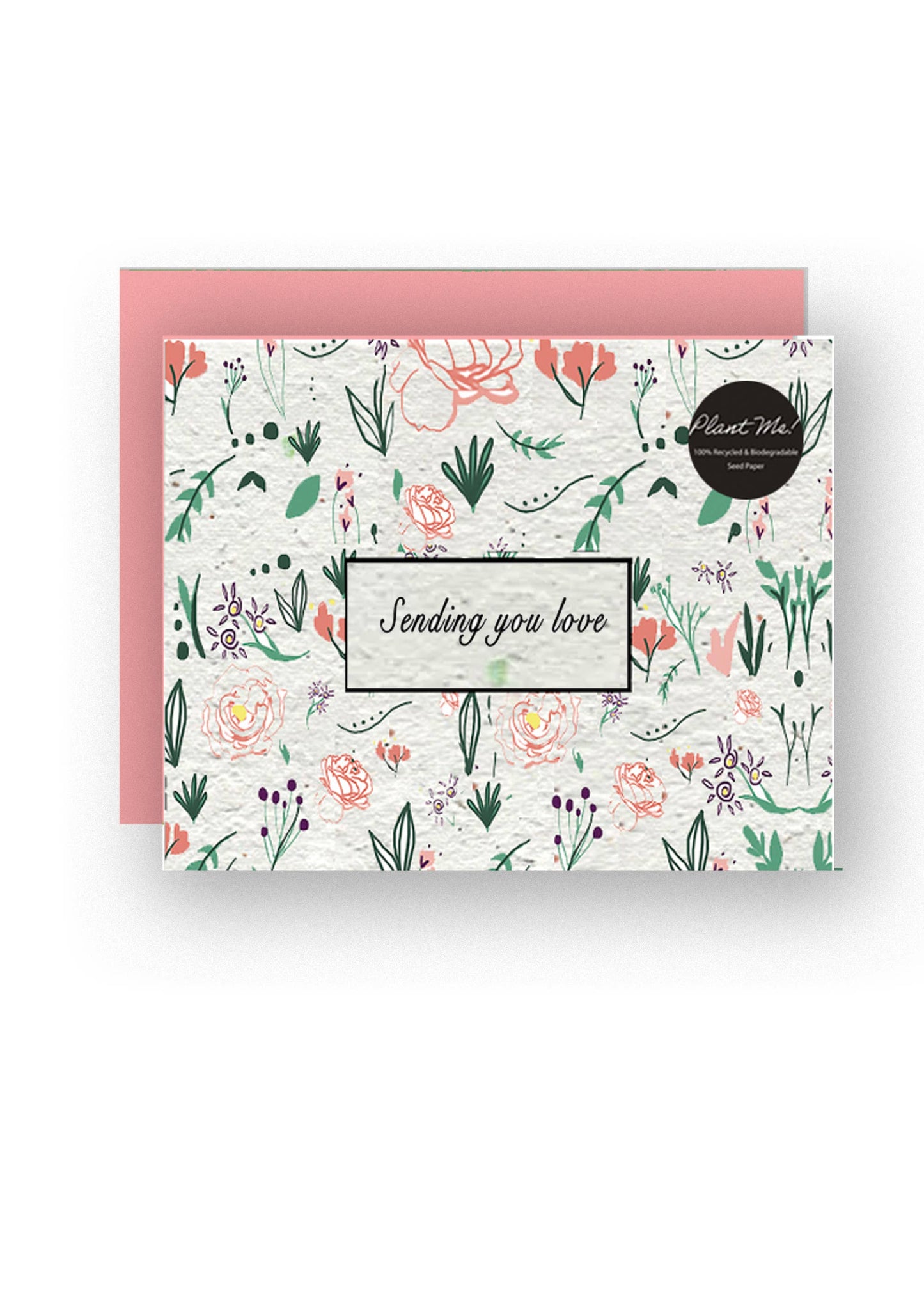 Sending You Love Wildflower Seed Paper Greeting Card