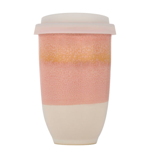 Afterglow Ceramic Mug with Lid