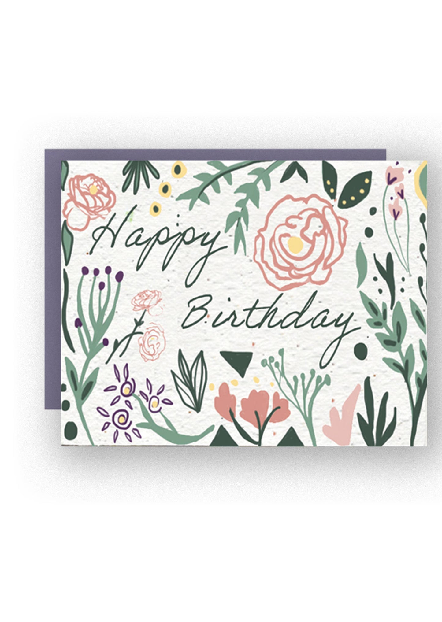 Happy Birthday Wild Flower Seed Paper Greeting Card