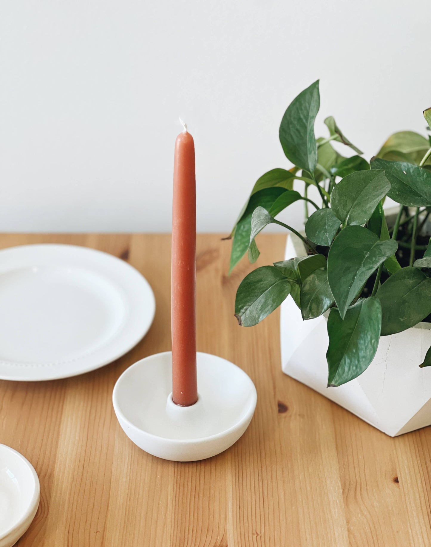 Concrete Bowl Candle Holder