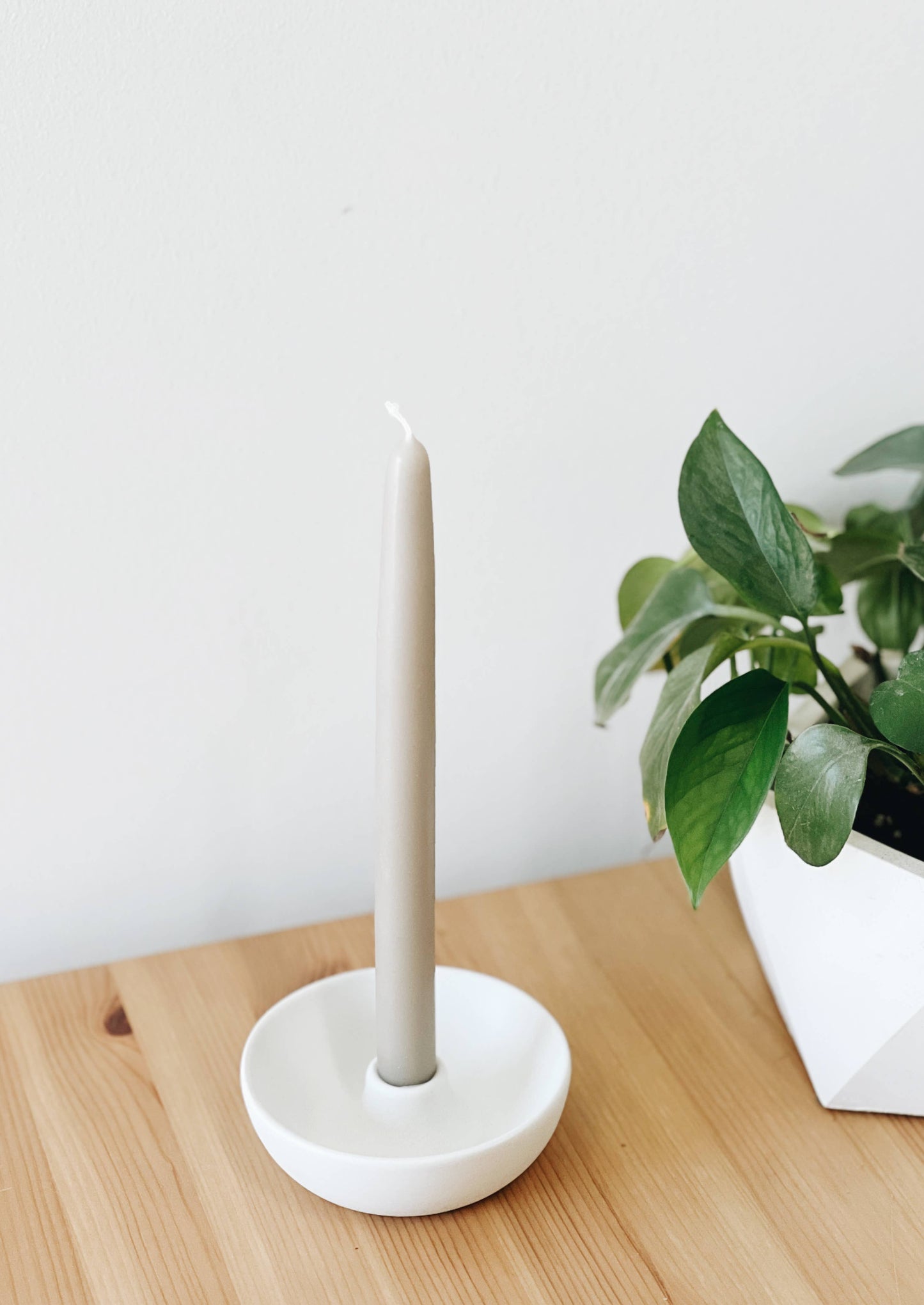 Concrete Bowl Candle Holder