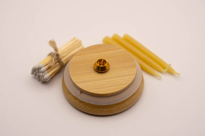 Intentional Beeswax Candle Set (20 Minute Mindfulness)
